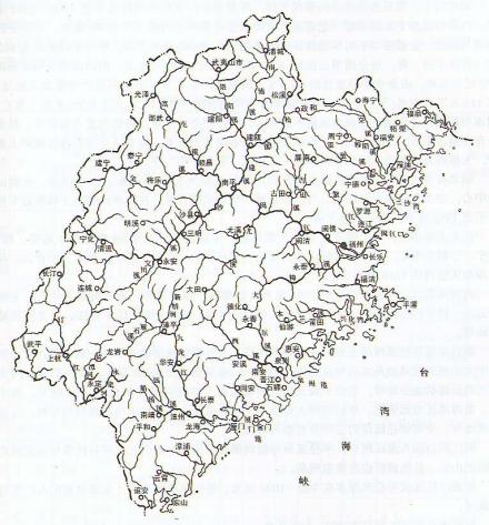 福建省水系图