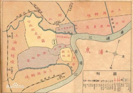 上海历史区划图