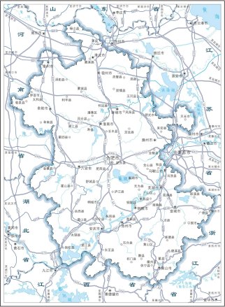 安徽地图（公路版）